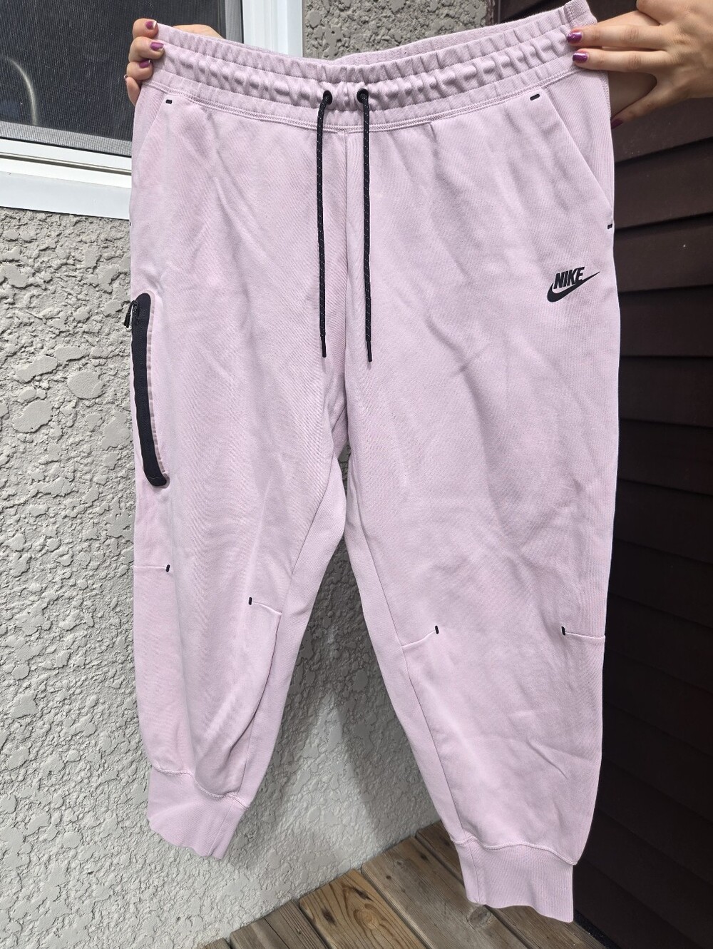 Women's Nike Baby Pink Athletic Cargo Jogger Sweatpants XL